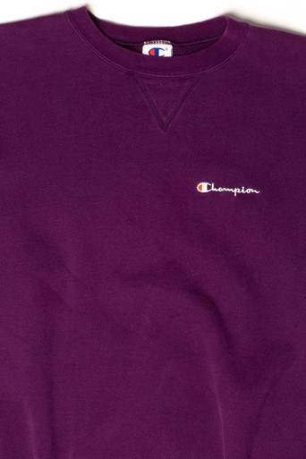 Vintage Purple Champion Sweatshirt (1990s) - Ragstock.com