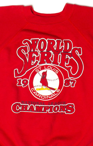 1987 St Louis Cardinals Sweatshirt Medium to Large Vintage 