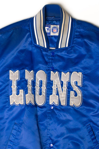 90's Detroit Lions Starter NFL Pullover Jacket Size XL – Rare VNTG