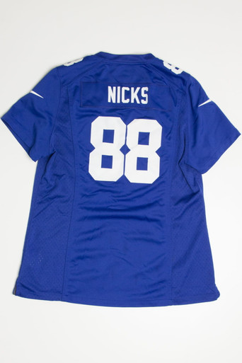Hakeem Nicks New York Giants football Reebok men’s blue jersey size medium