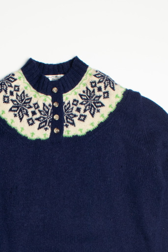 Vintage The Woolrich Woman Fair Isle Sweater - Ragstock.com