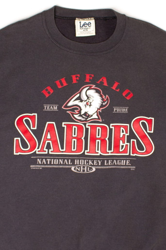 Vintage Buffalo Sabres Ice Hockey Unisex Crewneck Sweatshirt - Trends  Bedding