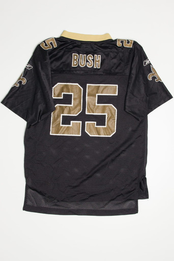 Reggie Bush New Orleans Saints Reebok NFL Black Youth Small (8) Jersey