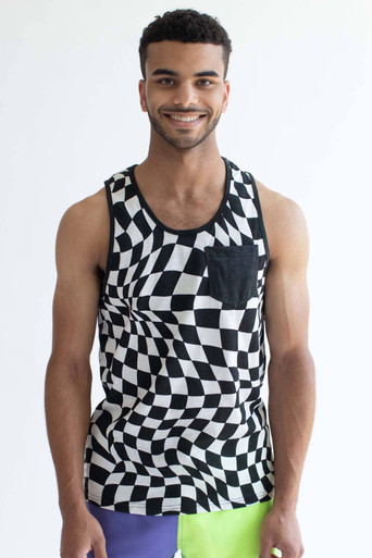 Ska Tripping Checkers Tank - Ragstock.com