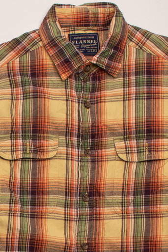 Orange Flannel Shirt – Backyardarchive