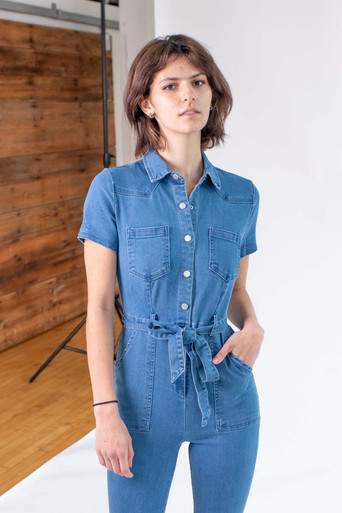 RE/DONE] FLARED DENIM JUMPSUIT 新品未使用 安い買蔵 www.spotcasa.com.br