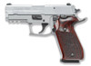 SIG Sig Sauer P220 Carry Elite Stainless .45ACP 3.9 Inch Barrel Stainless Slide Rosewood Grips SigLite Night Sights 8 Round