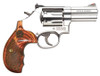 S&W Model 686 Plus Deluxe .357 Magnum/.38 Smith & Wesson Special +P 3 Inch Barrel Satin Stainless Finish Adjustable White Outline Rear sight Red Ramp Front Sight 7 Round