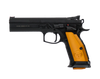 CZ 91261 CZ 75 Tactical Sport Single 9mm 5.4" 20+1 Orange Aluminum Grip Blk