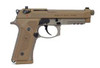 Beretta USA JS92M9A3M 92 M9A3 FS SA/DA 9mm 5.2" TB Safety/Decocker 17+1 NS Poly Grip Flat Dark Earth