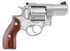 Ruger 5033 Redhawk Stainless Single/Double 357 Magnum 2.75 8 Hardwood Stainless*
