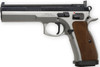 CZ 01172 CZ 75 Tactical Sport SAO 9mm 5.4 10+1 Wood Grip Nickel Frame Blk Slide*