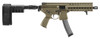 SIg Sauer MPX-P Pistol With SBX Pistol Stablizing Brace 9mm 8 Inch Barrel Aluminum KeyMod Handguard Flat Dark Earth 30 Rounds