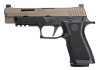 Sig Sauer P320 X-VTAC Flat Dark Earth/Nitron 9mm 4.7-inch 17rd, 798681570263, 320XF-9_VTAC