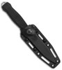 Benchmade 133 Fixed Infidel 4.52" D2 Satin Double Edge Dagger Blade, Black Aluminum Handles, Boltaron Sheath,  610953149741 