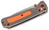 Benchmade Hunt Grizzly Ridge Folding Knife 3.5" S30V Satin Plain Blade, Orange Grivory and Versaflex Handles - 15061