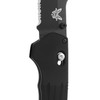 Benchmade 407SBK Vallation AXIS-Assist Knife Black (3.7" Black Serr)