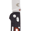  Benchmade -Saibu 486 Knife, Drop-Point Blade, Plain Edge, Satin Finish, Black Handle 