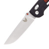  Benchmade -Saibu 486 Knife, Drop-Point Blade, Plain Edge, Satin Finish, Black Handle 