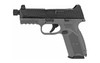 FN America, FN 509 Tactical, Semi-automatic, Striker Fired, Full, 9MM, 4.5" Barrel, Polymer Frame, Grey/Black Finish, 2-24Rd Magazines and 1-17Rd Magazine