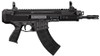CZ-USA 91460 Bren 2 MS 7.62x39mm Caliber with 9.00" Barrel, 30+1 Capacity, Overall Black Finish, Carbon Fiber Receiver, Ambi Mag Release, Stippled Black Polymer Grip Right Hand