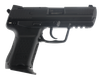 HK 81000018 HK45 Compact V1 *MA Compliant 45 ACP Caliber with 3.94" Barrel, 8+1 Capacity, Overall Black Finish, Picatinny Rail Frame, Serrated Steel Slide & Interchangeable Backstrap Grip Includes 2 Mags