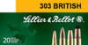 Sellier & Bellot -SB303A Rifle  303 British 180 GR Full Metal Jacket (FMJ) 20 rounds