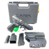 Canik HG4870N TP9SF Elite 9mm Luger Caliber with 4.19" Barrel, 10+1 Capacity, Black Finish with Picatinny Rail Frame, Serrated Nitride Finish Steel Slide & Interchangeable Backstrap Grip Includes 2 Mags