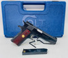 Colt Mfg O5870A1 1911 Gold Cup National Match 45 ACP Caliber with 5" National Match Barrel, 8+1 Capacity, Blued Finish Carbon Steel Frame, Serrated Slide & Walnut with Integrated Gold Medallion Grip