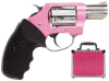 Charter Arms 53839 Undercover Lite Chic Lady 38 Special 5rd 2" High Polished Stainless Cylinder & Barrel Pink Aluminum Frame Black Rubber Grip