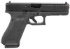 Glock G17 Gen5 9mm Luger 4.49" 17+1 Black Black nDLC Steel with Front Serrations Black Rough  Texture Interchangeable Backstraps Grip Fixed Sights
