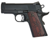 Colt Mfg O7802XE 1911 Defender 9mm Luger 3" 8+1 Blued Blued Carbon Steel Slide Black Cherry G10 Grip