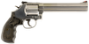 Smith & Wesson 150855 Model 686 Plus 357 Mag or 38 S&W Spl +P Stainless Steel 7" Barrel & 7rd Cylinder, Satin Stainless Steel L-Frame, Black/Silver Custom Wood Grip, Red Ramp Front/White Outline Rear Sights, Internal Lock