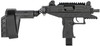 IWI US UPP9SB-T Uzi Pro 9mm Luger 4.50" TB 25+1  Black Black Side Folding Pistol Brace Stock Black Polymer Grip Right Hand