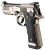 Beretta USA J92XR21 92X Performance 9mm Luger 15+1 4.90" Gray Nistan Steel w/Picatinny Rail/Serrated Gray Nistan Steel Slide/Textured Black Rubber Grip
