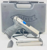 Walther Arms 5120725 P22 Q 22 LR Caliber with 3.42" Threaded Barrel, 10+1 Capacity, Black Finish Picatinny Rail Frame, Serrated Nickel Zinc Alloy Slide & Interchangeable Backstrap Grips