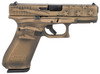 Glock PA455S204-BBBWFLAG G45 Gen5 9mm Luger 4.02" 17+1 Overall Black/Coyote Battle Worn Flag Cerakote Rough Texture Interchangeable Backstraps Grip