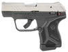 Ruger 13724 LCP II 22 LR 10+1 2.75" Satin Stainless Steel Barrel, Silver Cerakote Serrated Slide, Black Textured Polymer Frame Black & Grip Features Lite Rack System