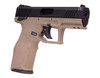 Taurus 1TX22141F10 TX22 22 LR Caliber with 4.10" Threaded Barrel, 10+1 Capacity, Flat Dark Earth Finish Picatinny Rail Frame, Serrated Black Anodized Aluminum Slide, Polymer Grip & Manual Safety