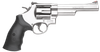 Smith & Wesson 163606 Model 629 44 Rem Mag, 44 S&W Spl 6rd 6" Overall Stainless Steel with Black Polymer Grip & Red Ramp Front, White Outline Rear Sights