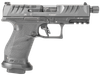 Walther Arms 2844176 PDP Compact  Pro SD 9mm Luger Caliber with 4.60" Threaded Barrel, 15+1 Capacity, Overall Black, Picatinny Rail Frame, Serrated/Optic Cut Steel Slide & Performance Duty Textured Polymer Grip