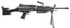FN 46100169 M249S 5.56x45mm NATO 18.50" Barrel 30+1 Mag Or 200rd Belt Capacity, Black Fixed Hydraulic Buffer Stock, Non-Slip Buttplate, Optics Ready