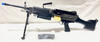 FN 46100169 M249S 5.56x45mm NATO 18.50" Barrel 30+1 Mag Or 200rd Belt Capacity, Black Fixed Hydraulic Buffer Stock, Non-Slip Buttplate, Optics Ready