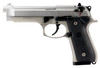 Beretta USA JS92F510CA 92FS Inox *CA Compliant 9mm Luger 4.90" Barrel 10+1, Satin Stainless Anodized Aluminum Frame, Satin Stainless Steel Black Rubber Grip