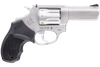 Taurus 2942M039 942 22 WMR Caliber with 3" Barrel, 8rd Capacity Cylinder, Overall Matte Finish Stainless Steel & Finger Grooved Black Polymer Grip