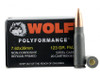 Wolf 7.62x39 Ammo 123gr FMJ Ammunition - 20 Rounds