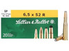 Sellier & Bellot 6.5x52mmR Ammo 117gr SJSP Ammunition - 20 Rounds