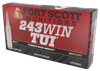 Fort Scott Munitions .243 Win Ammo 58gr SCS Ammunition - 20 Rounds