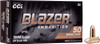 CCI 9mm Ammo 124gr FMJ Ammunition - 50 Rounds