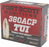 Fort Scott Munitions .380 ACP Ammo 95gr SCS Ammunition - 20 Rounds
